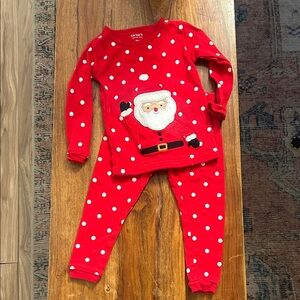 Carter's Festive Red Santa Pajama Set